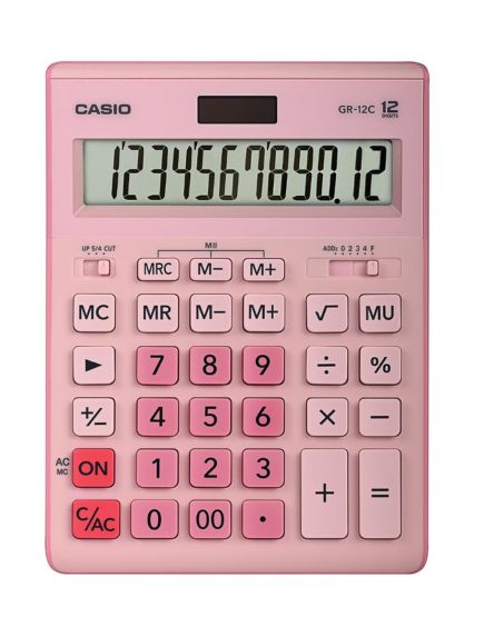 Casio Calculator/GR-12C-PK-W-EP/Pink